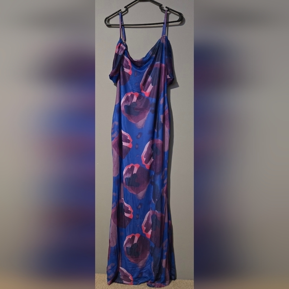 MASCOMODA Spaghetti Strap Long Maxi Dress #734 - Picture 3 of 10